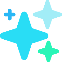 AI technology stars icon - beginner AI course